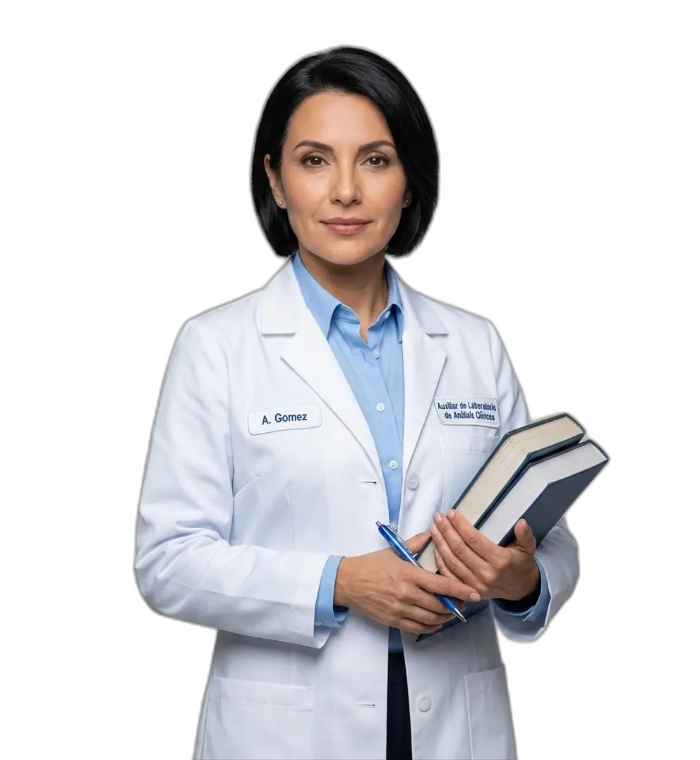 Auxiliar de laboratorio de análisis clínicos