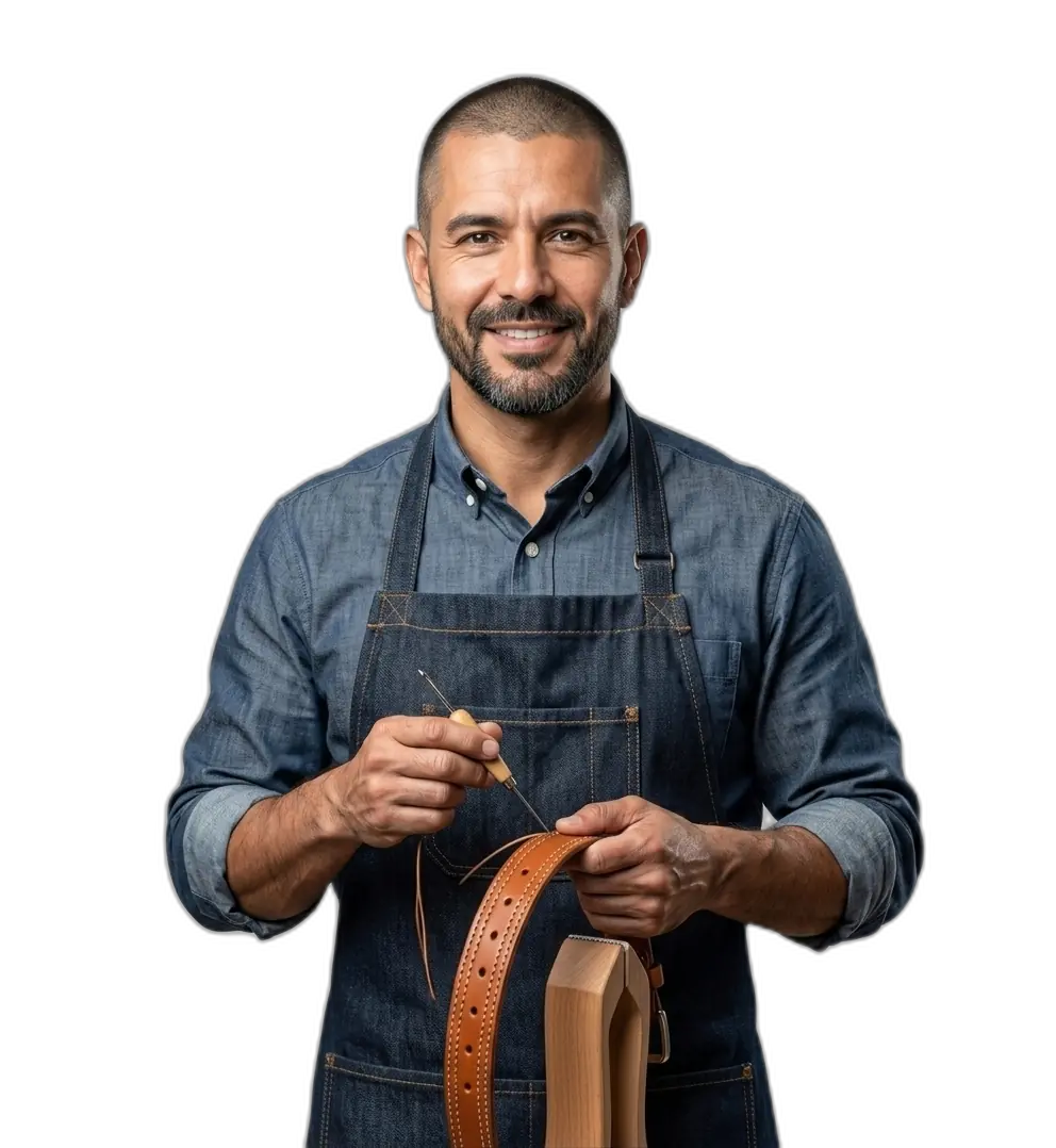 Cosedor de artículos de cuero