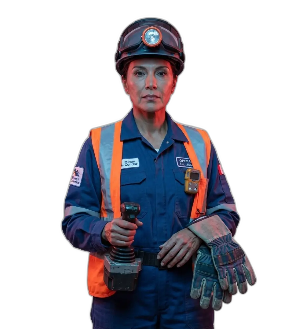 Operador de equipo pesado subterráneo