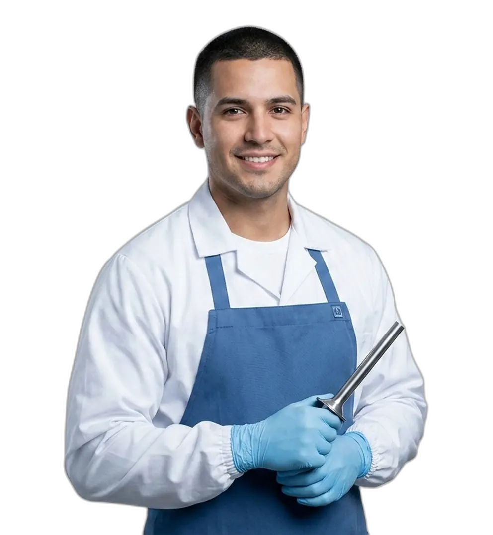 Operario de preparados carnicos