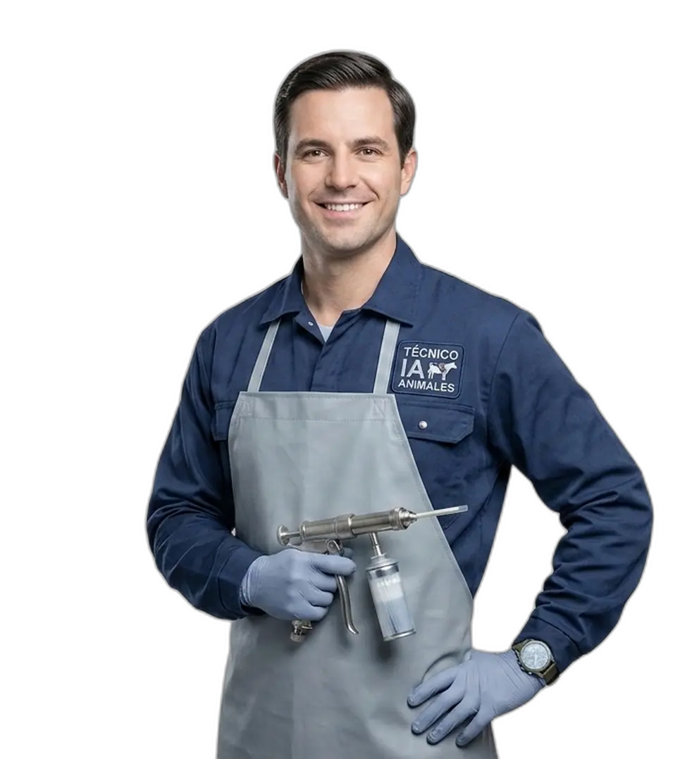 Técnico de inseminación artificial de animales