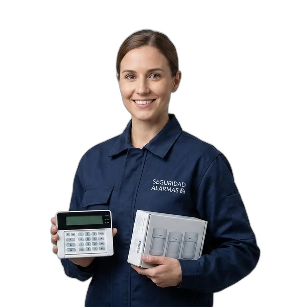 Técnico en alarmas de seguridad