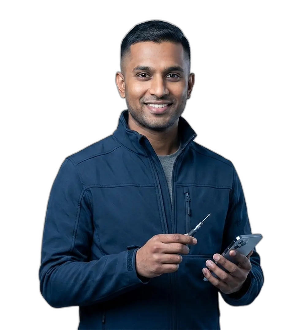 Técnico reparador de telefonía móvil